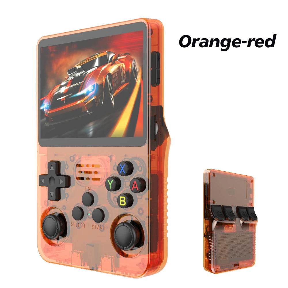 R36S Retro Handheld Video Game Console Linux System 3.5 Inch IPS Screen Portable Pocket Video Player 64GB RG35S plus 128G Gifts